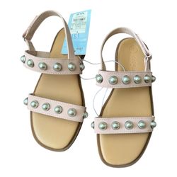Pink pearl Girls sandals