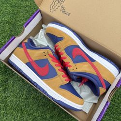 New Nike Dunk SB “Reverse Papa Bear” Size 8 Box Signed By Designer