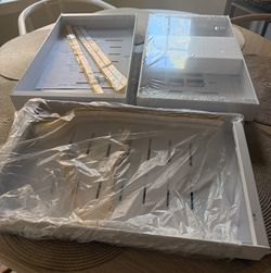 NEW $25 each or All 3 For $55 Pull Out Cabinet Organizer Expandable 21" Drawer shelf kitchen pantry white