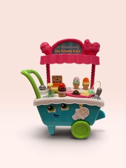 Leap Frog Pink Scoop & Learn Ice Cream Cart