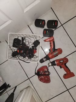 Drills, Batteries, Chargers