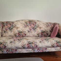 Floral Couch & Chair 