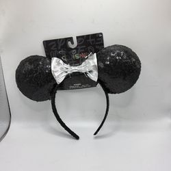 Disney Black Sequin Mickey Mouse Ears
