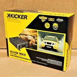 Kicker CXA800.1T CX Power Amplifier Mono Subwoofer Amp 1600 Watts CXA800.1 🚨 Payment Options Available 🚨 No Credit Needed 🚨 