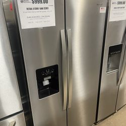 Whirlpool Side By Side Refrigerator New