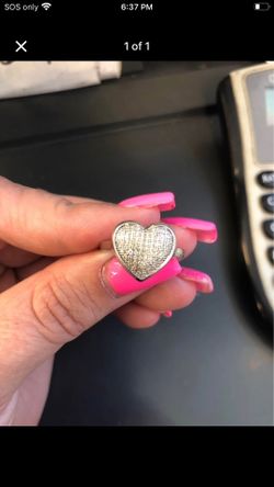 $50 heart ring 925 silver