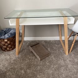Glass Study Desk