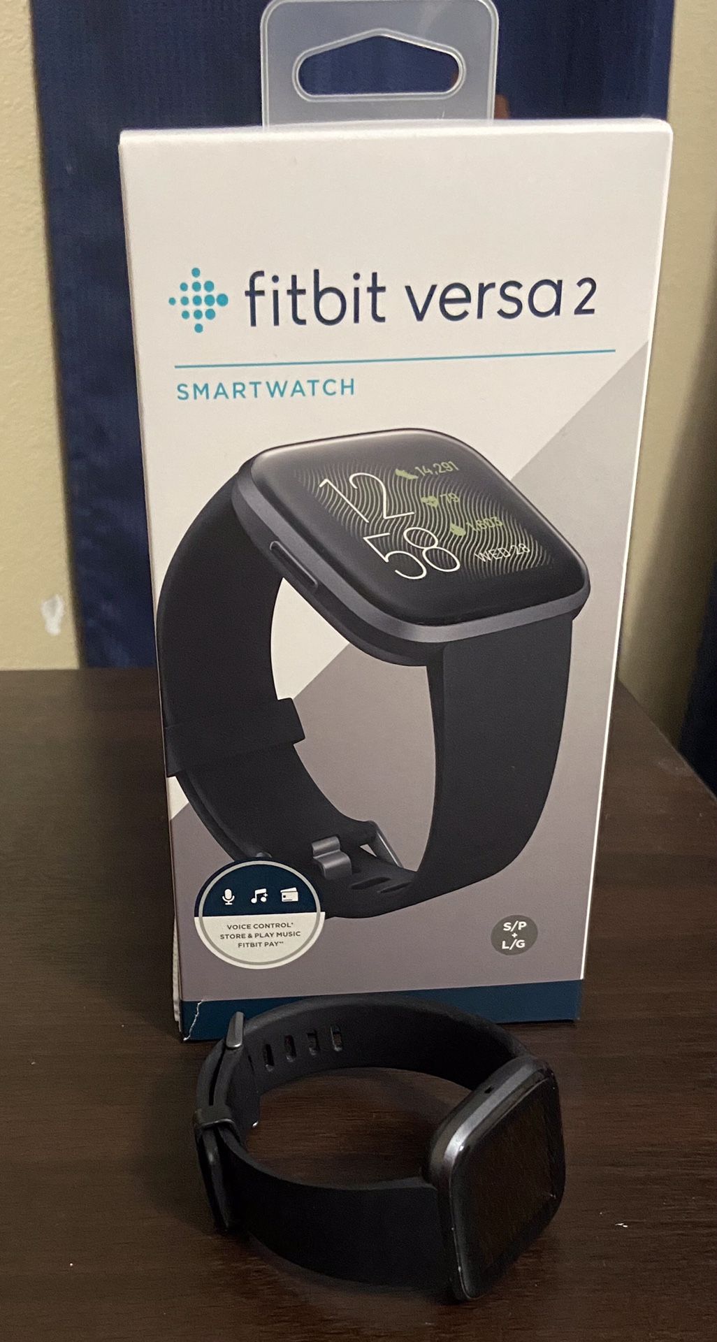 Fitbit versa 2 With box Less Than A Year Old