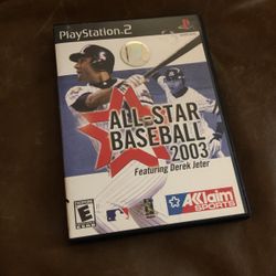 Play Station To All Star Baseball 2003
