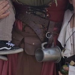 Renaissance Costume - shirt with dress vest.