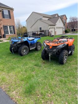 TWO CFMOTO 600 4x4 ATVs – Clean Illinois Titles