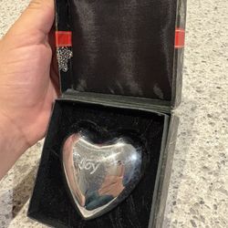 Brighton Love Silver Heart Chime Jingle  Movement