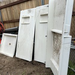 Standing Tub Pan With Three Sides Enclosure