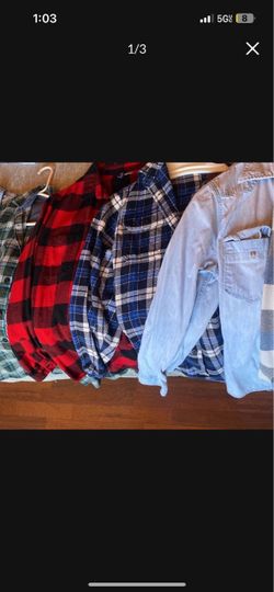 Size Small Medium Flannels/Shirts