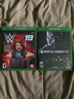 Xbox one and 360 games wwe 2k19 Injustice and Deadpool