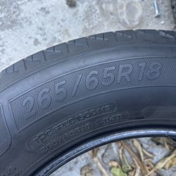 Set Of Semi Used Tires (4)