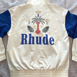 NEW RHUDE DESIGNER WINDBREAKER JACKET SWEATER ⭐️⭐️⭐️⭐️⭐️ SIZE : LARGE 