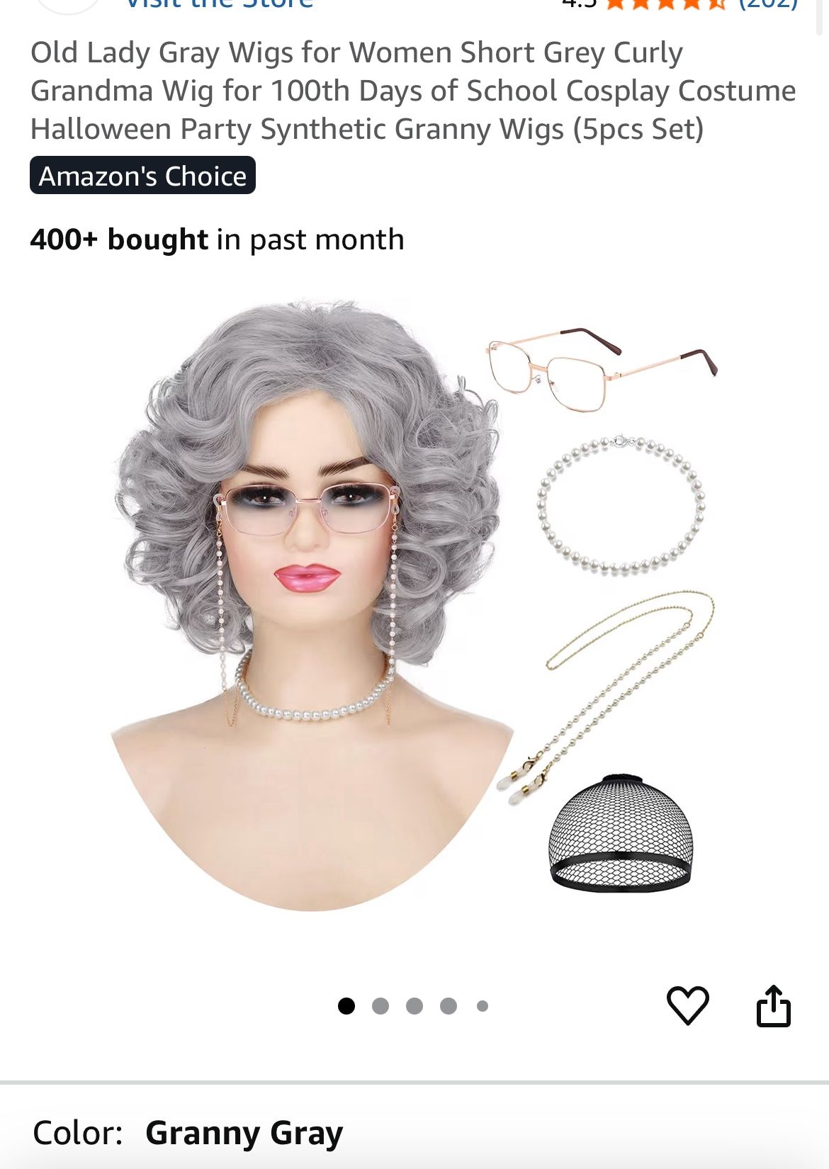 Old Lady Wig