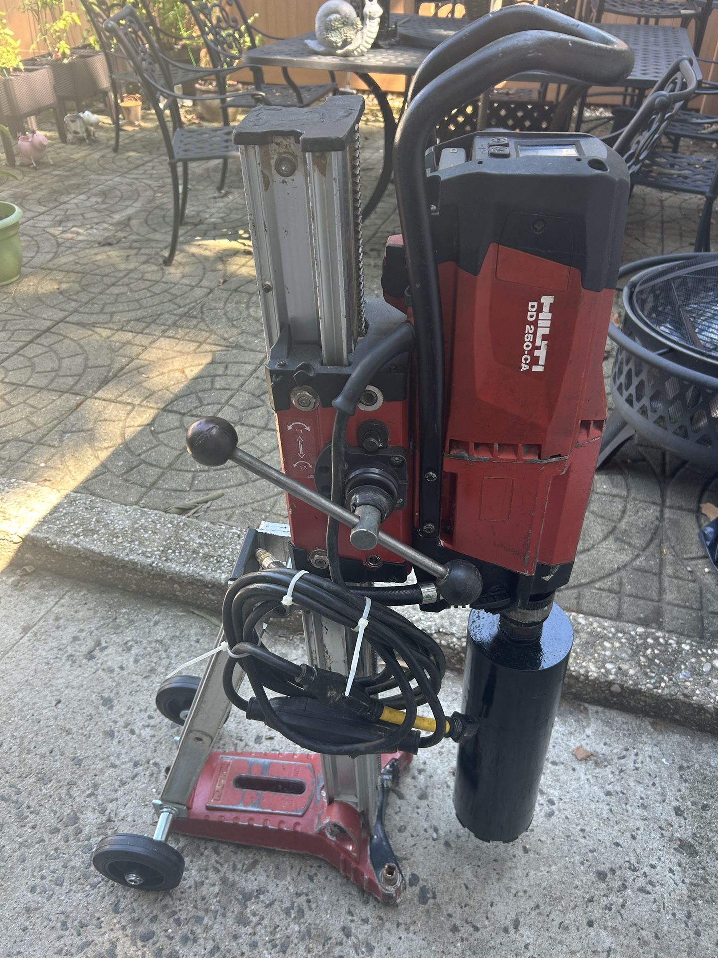 Hilti Core Drill With Wheel Kit - DD250CA