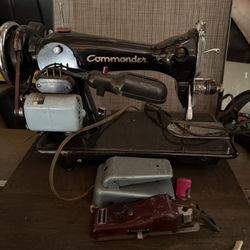 Antique Sears Commander Sewing Machine 