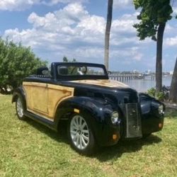 2026 Woody 1939 39 roadster Golf Cart car 4 Passenger Seat FAST CUSTOM LITHIUM