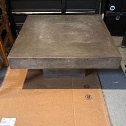 CB2 CEMENT TABLE (31.5” L X 31.5” W x 15” H)