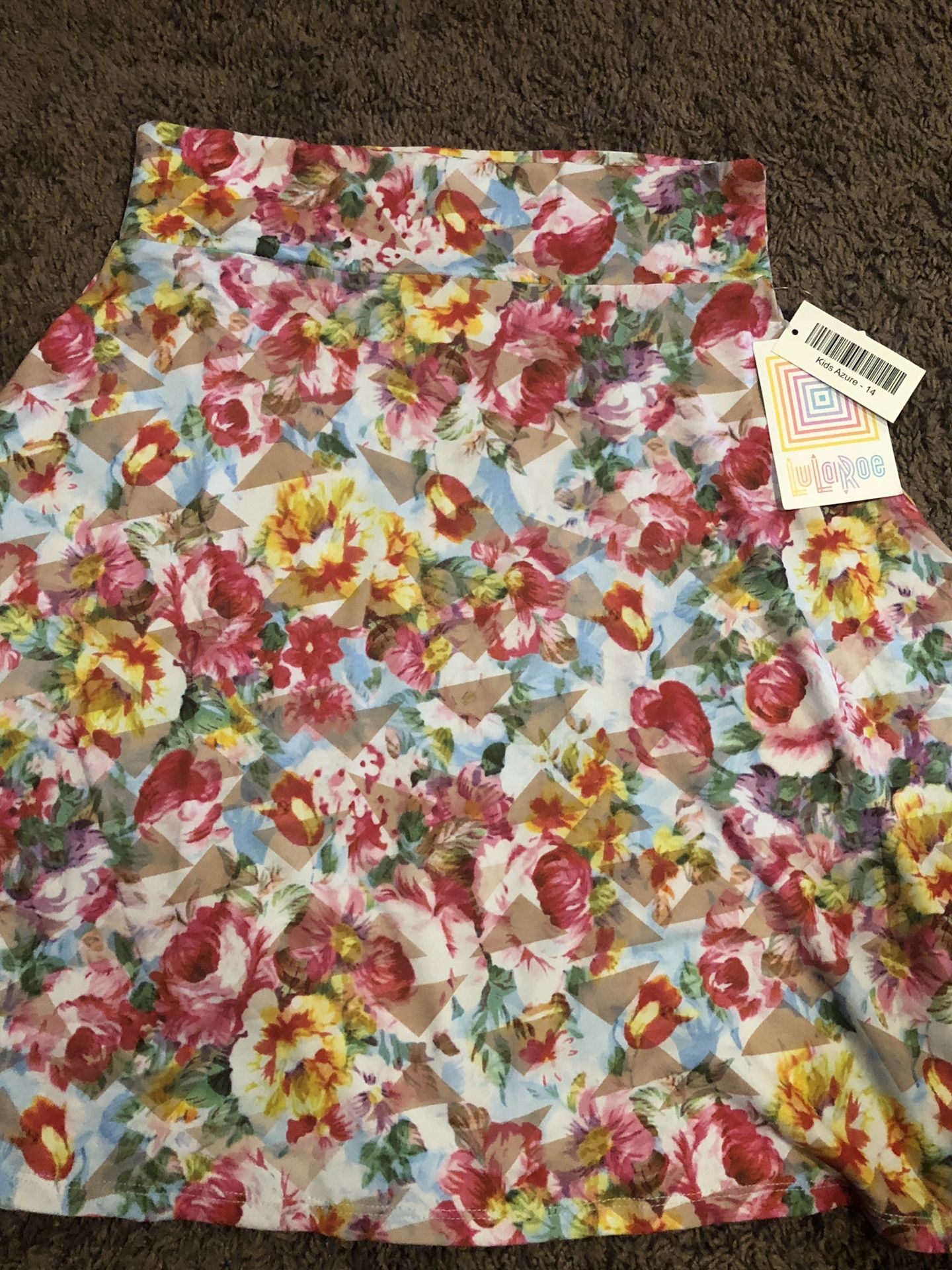 Lularoe kids azure skirt