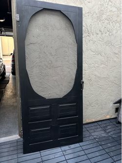 36” Wood Screen door