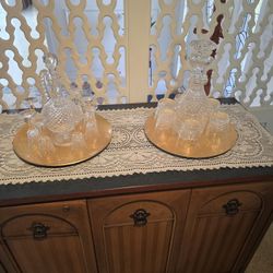 Crystal Decanter Sets With Glasses