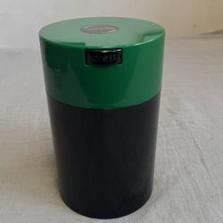 Coffeevac 1LB Coffee Storage Airtight Vacuum Container Plastic Multiuse Black Green Tightvac (Silver Lake)