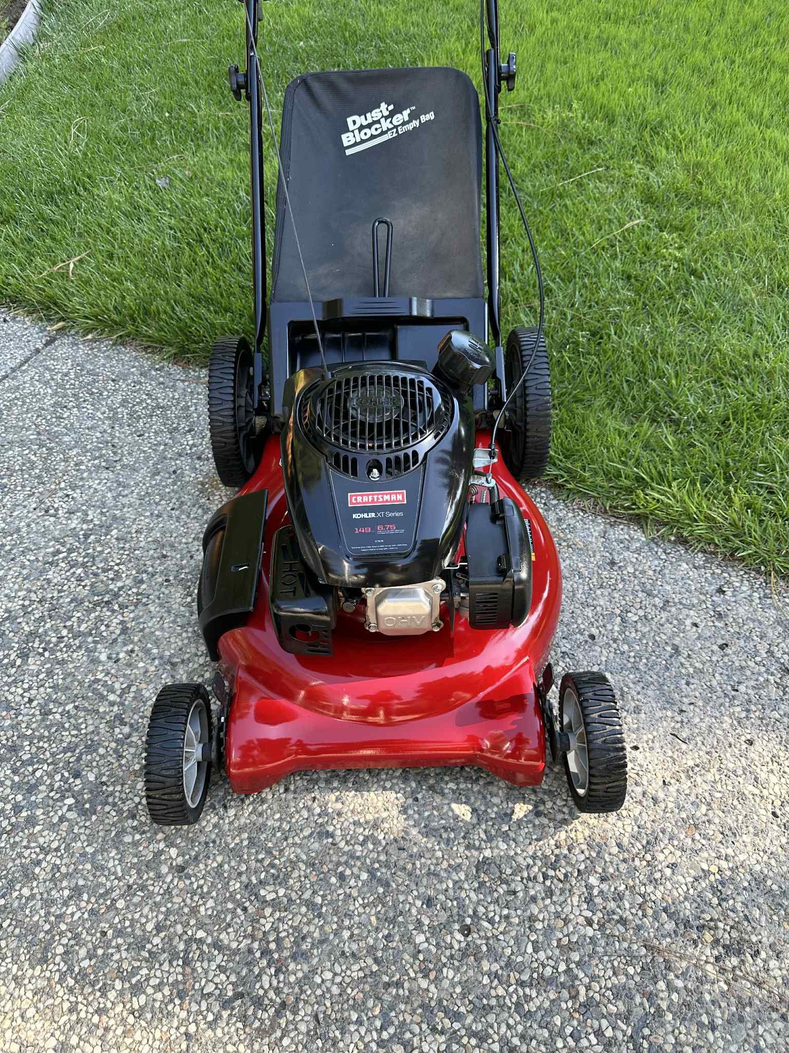 Craftsman 6.75 149cc Gas Powered Push Lawn Mower Lawnmower