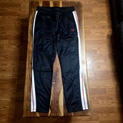 Distorted People Men's Black Track Pants 