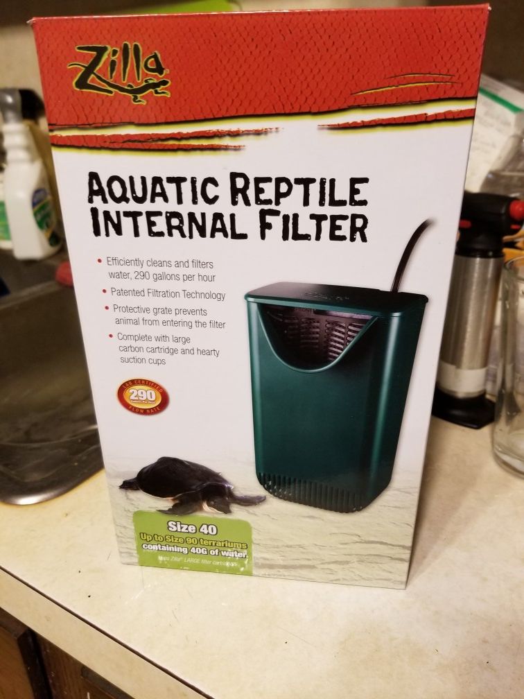 Reptile internal filter 40