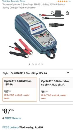 Optimate 5 Battery Charger/ Maintainer 