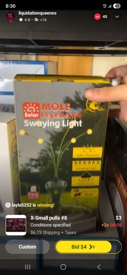 Solar Mole Repellent Swaying Light