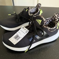 Adidas Cloudfoam Pure Women's Sneakers Black/Pulse Lime IG3150 Running Shoes