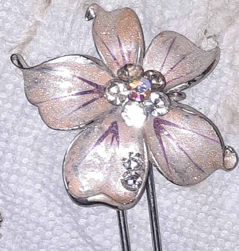 VINTAGE FLOWER HAIR PIN