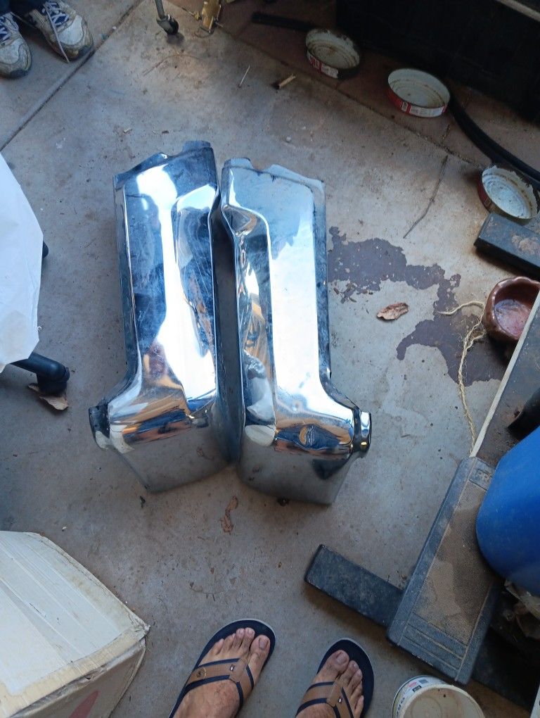 2018 Ford F-250 Chrome Rear Bumpers