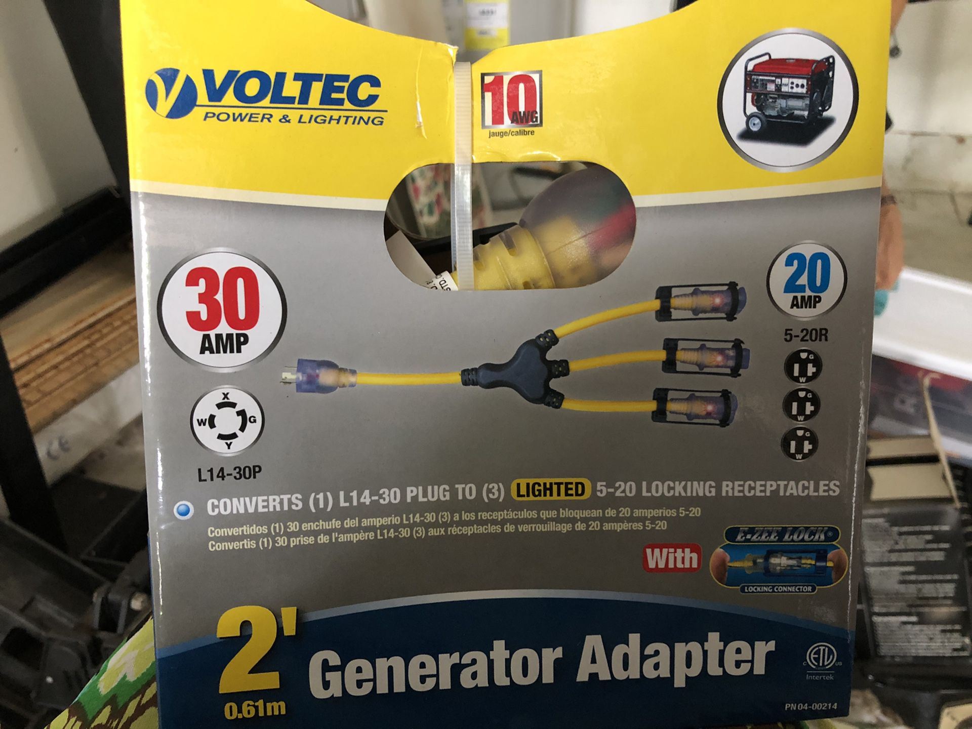 Voltec generator adapter