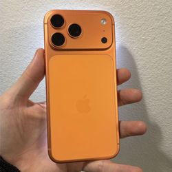 Apple iPhone 17 pro max 256gb orange no sim restrictions unlock new 7 cycle count