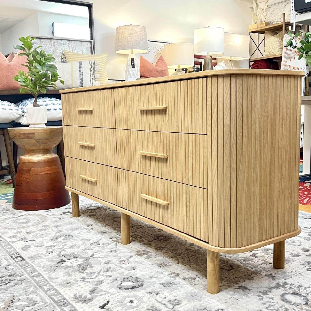 NEW! Free Delivery SUNDAYS™ Easy Edge 6-Drawer Dresser in Solid White Oak Wood (MSRP $2,250+tax)