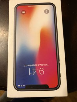 IPhone X 64gb AT&T with box and accessories