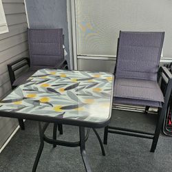 Patio Table and Chair Set