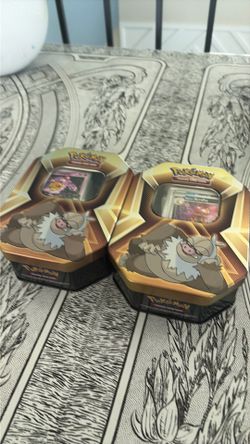 Pokemon Mystery tin bulk lot 2 tins