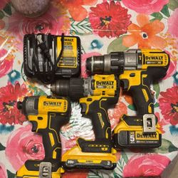 20v Dewalt Drills Brushless Used 