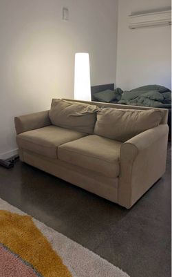 Beautiful tan sofa loveseat