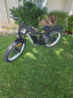This is a brand new bike with dual motors front and back