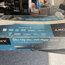 Sony Blu-ray Disc Player BDP-Sp Open Box Practically NEW all Wires Box   Sony Blu-ray/DVD Disc Player BDP-Sp Open Box practicaly New. 