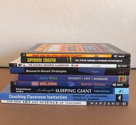 Teacher Professional Development Book Bundle – Marzano, ASCD, Data-Driven Instruction