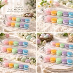 Easter Macaron Soaps Set